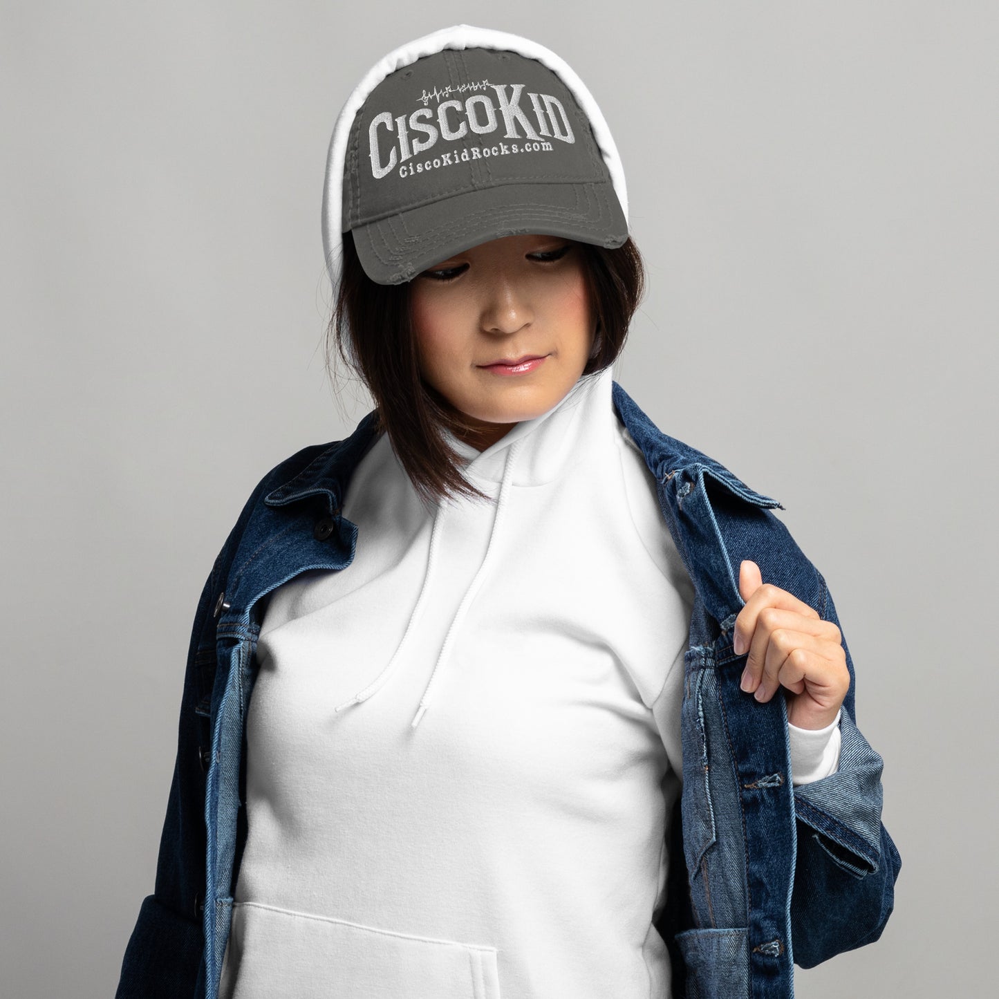 CiscoKid Empowerment Distressed Dad Hat (Embroidered)