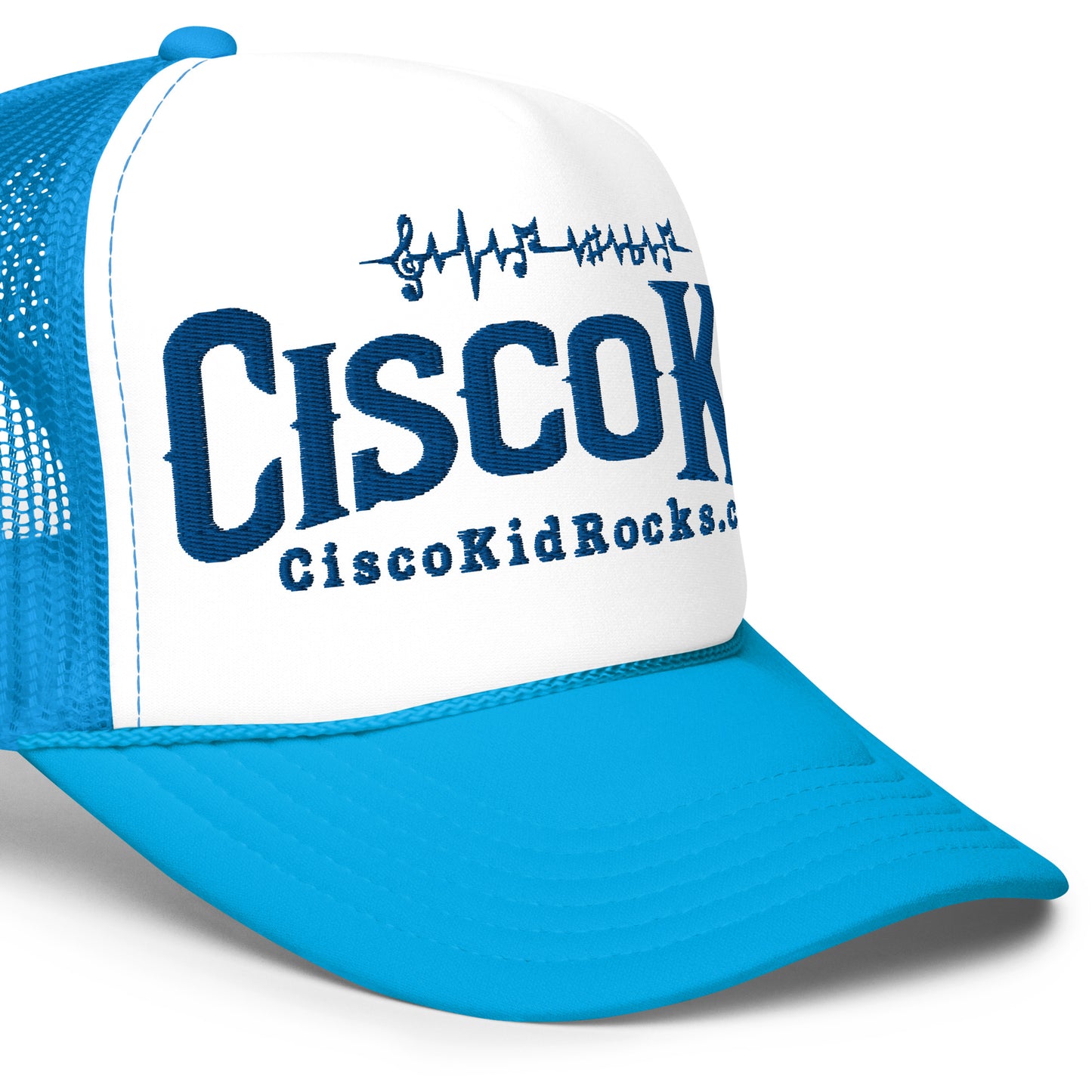 Foam Trucker Hat - Front Flat (Embroidered)