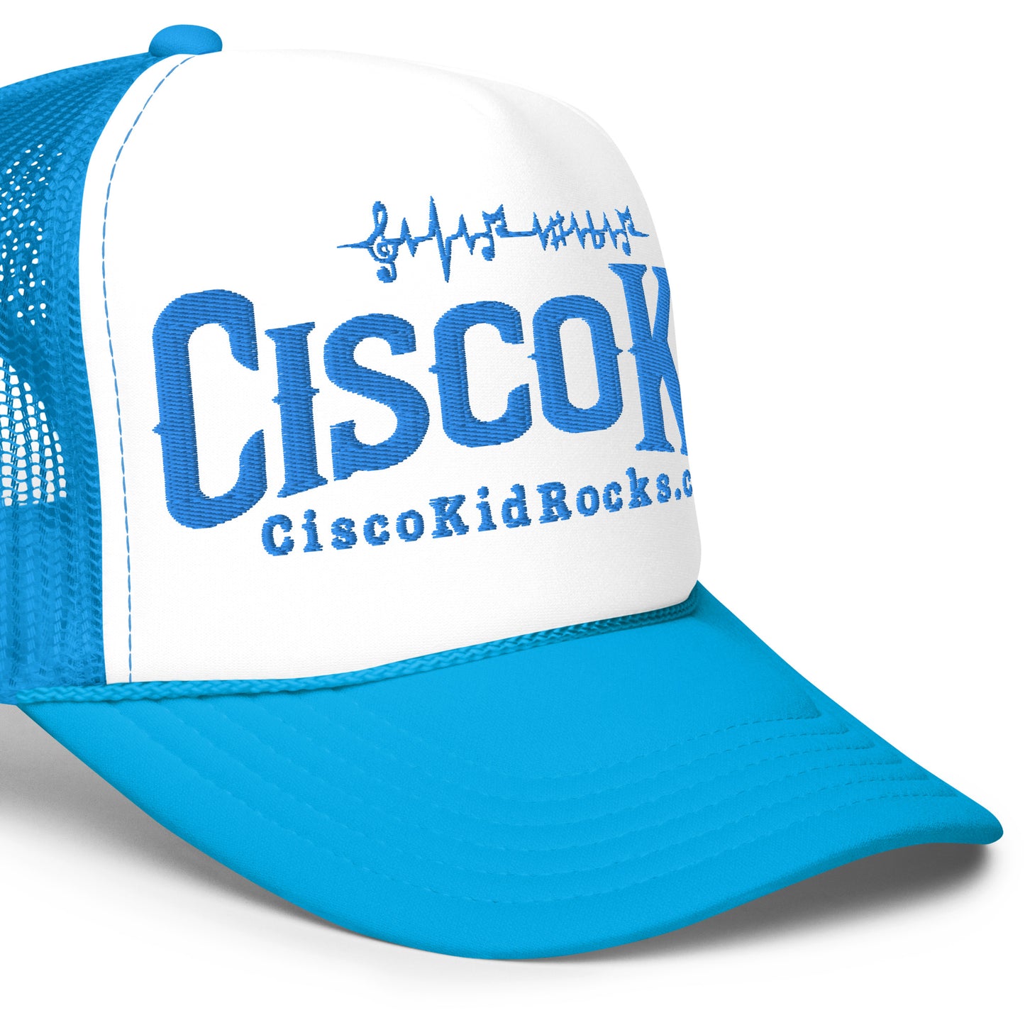Foam Trucker Hat - Front Flat (Embroidered)