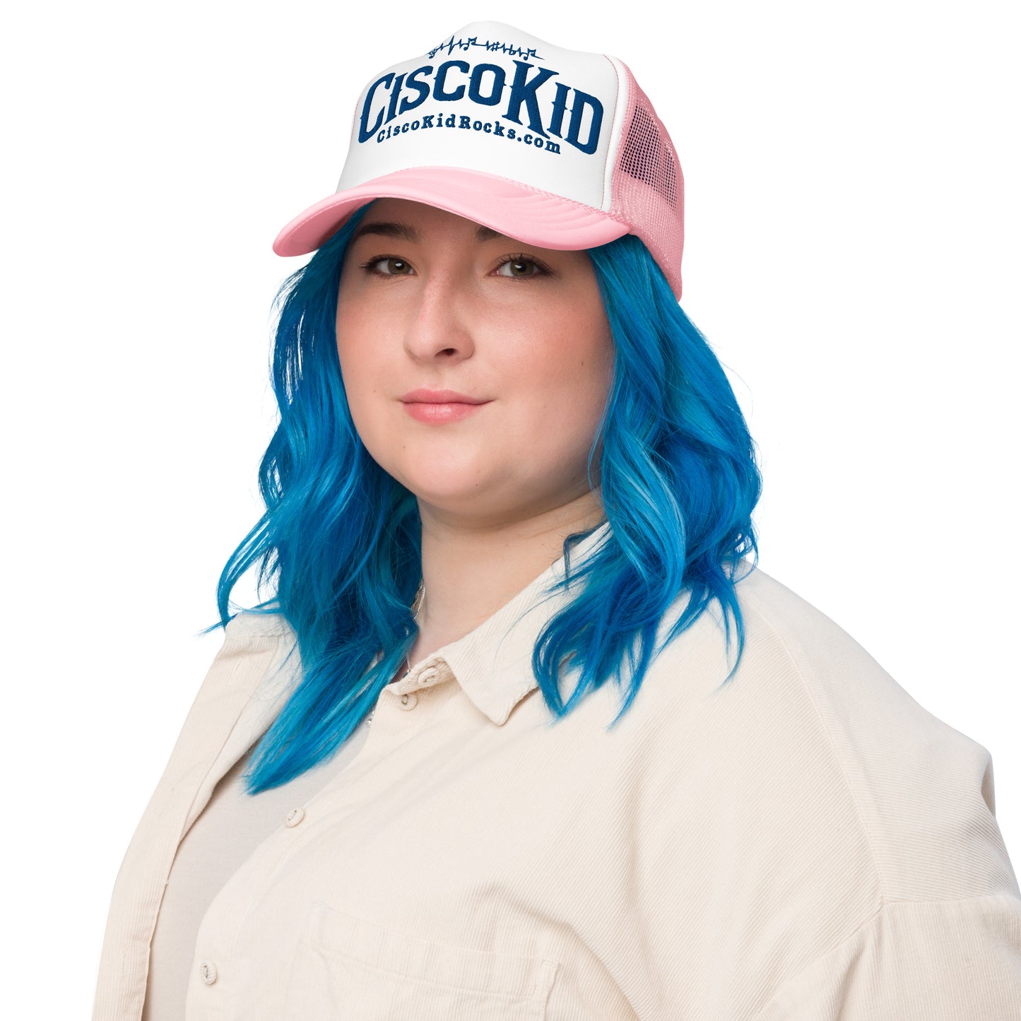 Foam Trucker Hat - Front Flat (Embroidered)