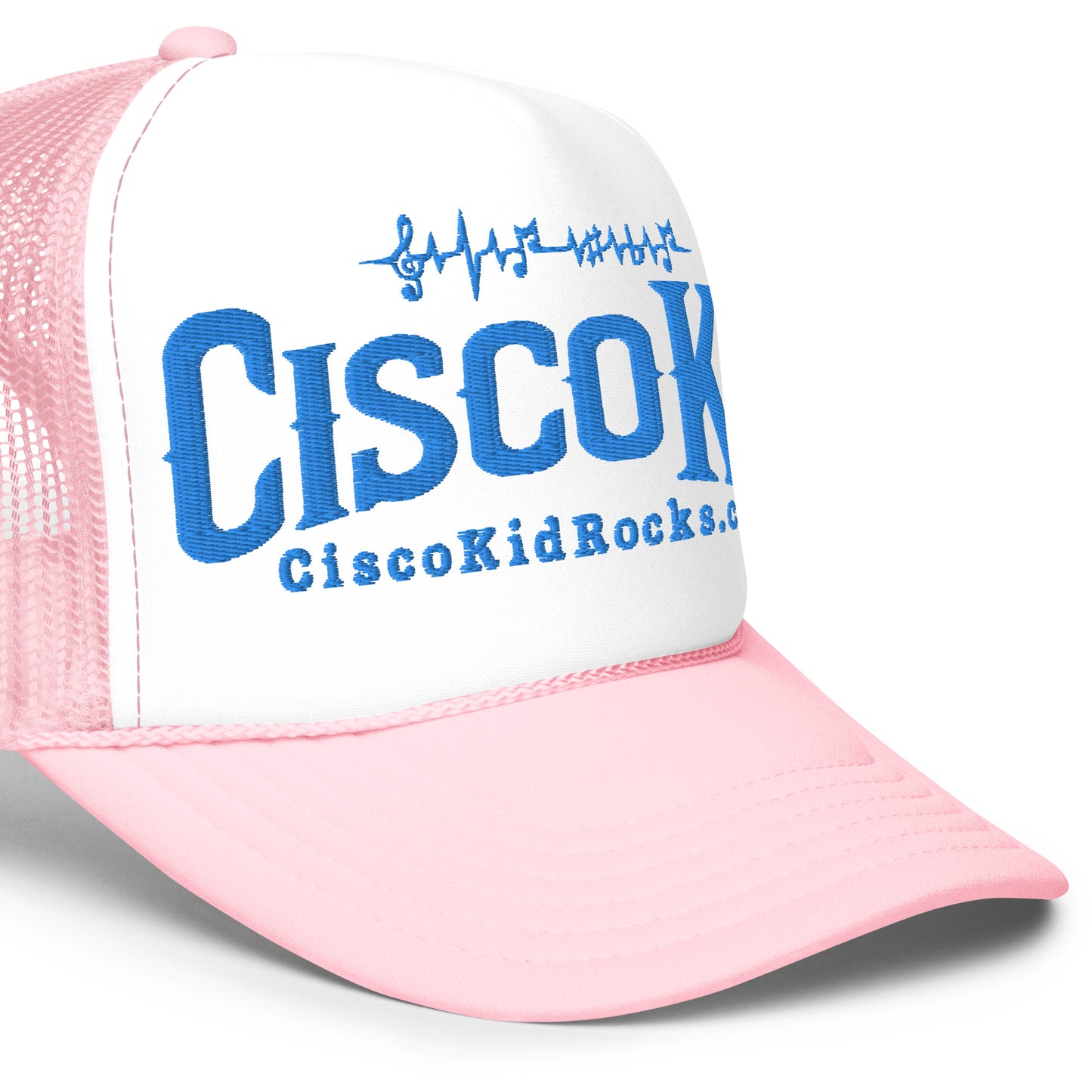 Foam Trucker Hat - Front Flat (Embroidered)
