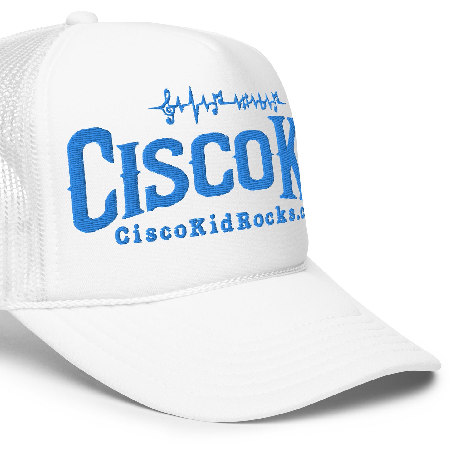 Foam Trucker Hat - Front Flat (Embroidered)