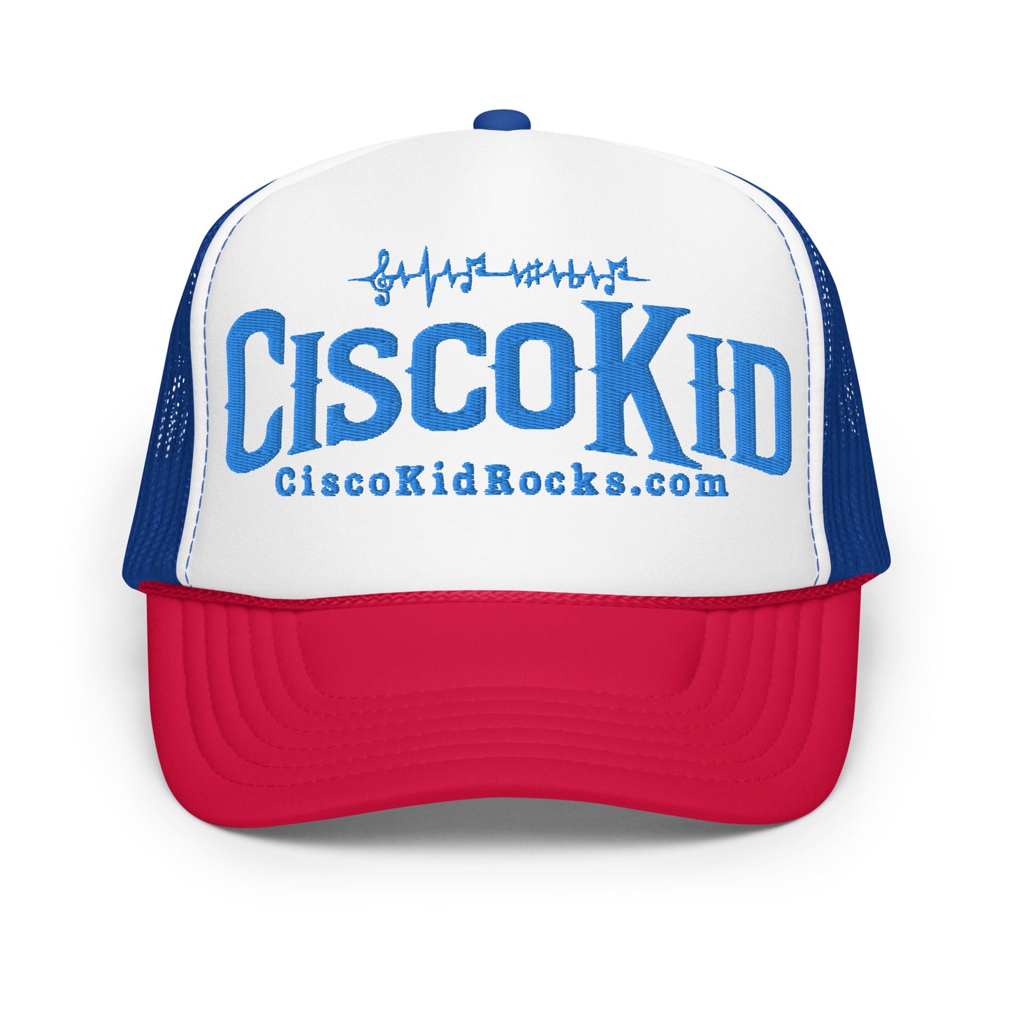 Foam Trucker Hat - Front Flat (Embroidered)