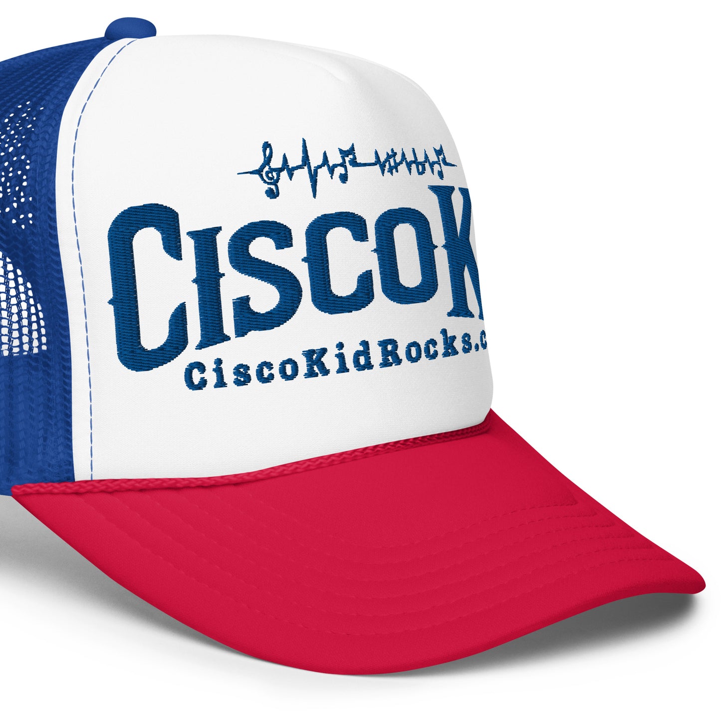 Foam Trucker Hat - Front Flat (Embroidered)