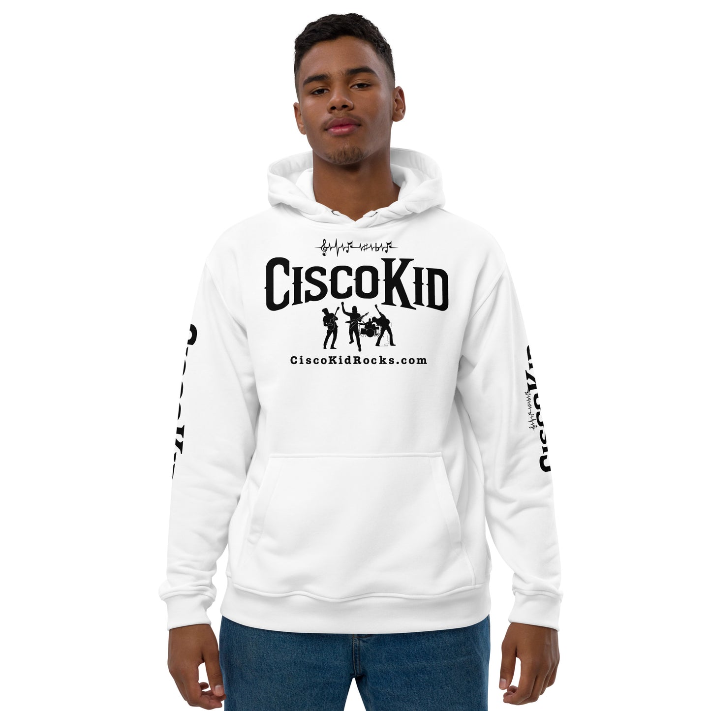 CiscoKid True Fan Premium Eco Hoodie (Unisex) - WHITE