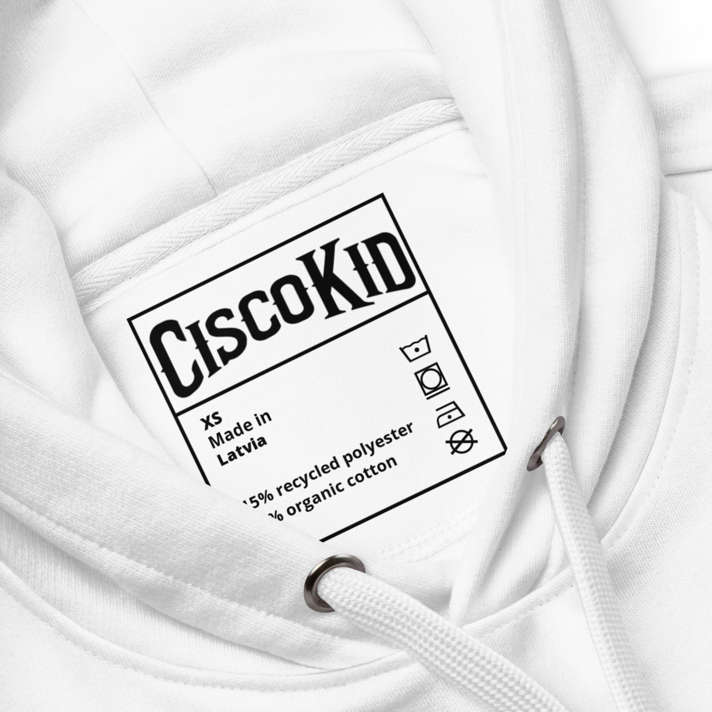 CiscoKid True Fan Premium Eco Hoodie (Unisex) - WHITE