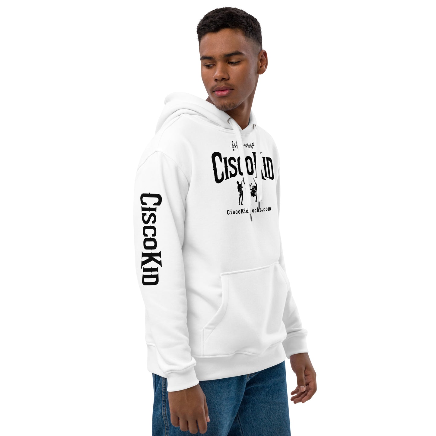 CiscoKid True Fan Premium Eco Hoodie (Unisex) - WHITE